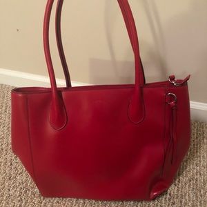 Lodis Red Tote or Handbag